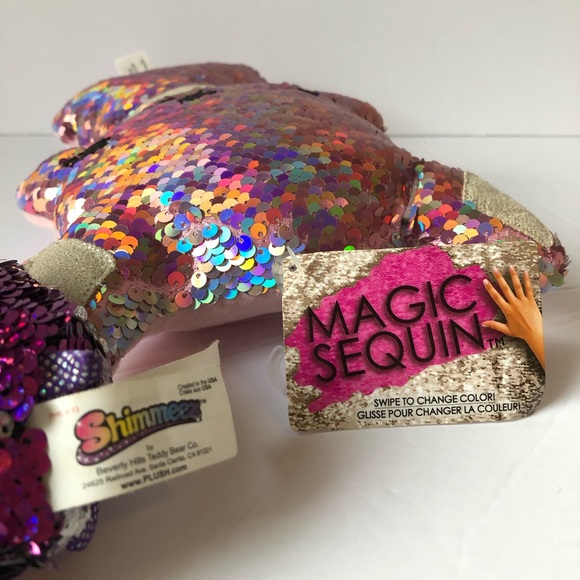 Lot of 2 MAGIC SEQUIN + SHIMMEEZ plush toy NWT - Picture 3 of 4